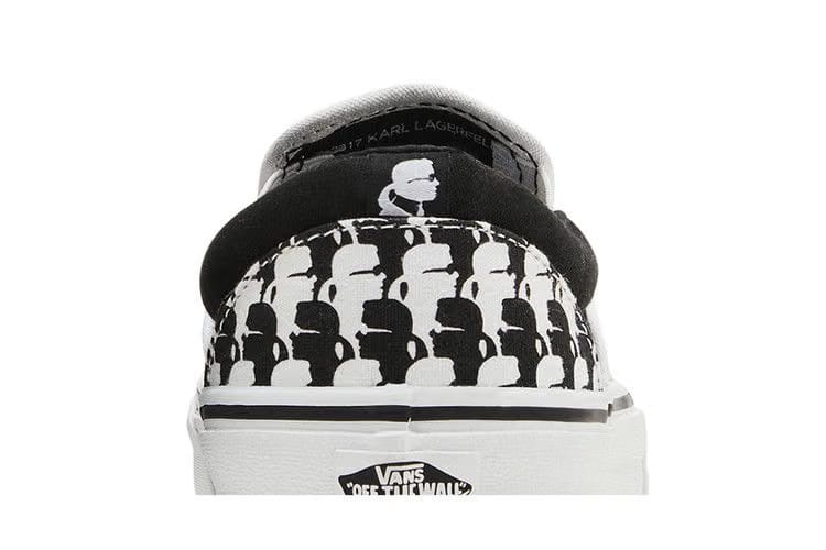 Karl Lagerfeld x Vans Classic Slip-On True White