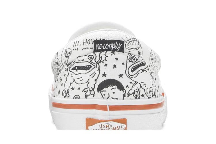 No-Comply x Daniel Johnston x Vans Slip-On Pro Doodles