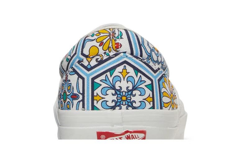 KITH x Vans Classic Slip-On Blue Moroccan Pattern