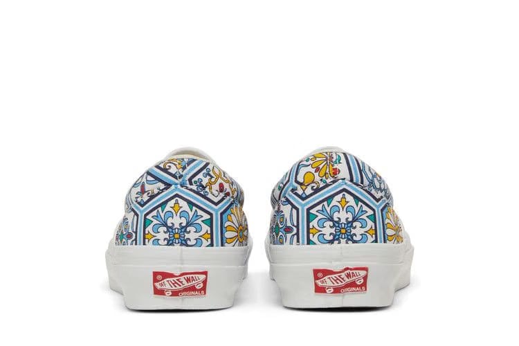 KITH x Vans Classic Slip-On Blue Moroccan Pattern