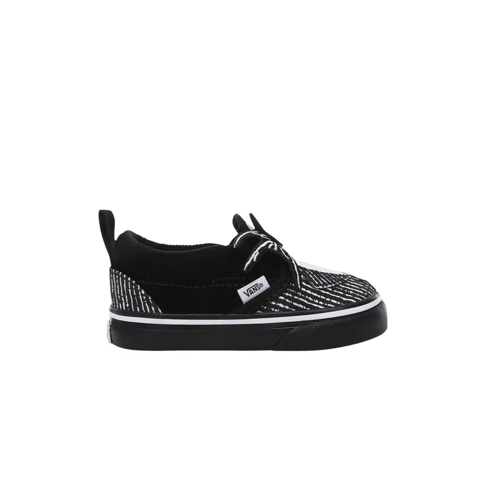 The Nightmare Before Christmas x Vans Classic Slip-On V Toddler Jack Skellington Bowtie