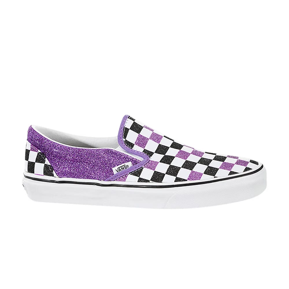 Vans Slip-On Glitter Checkerboard Fairy Wren