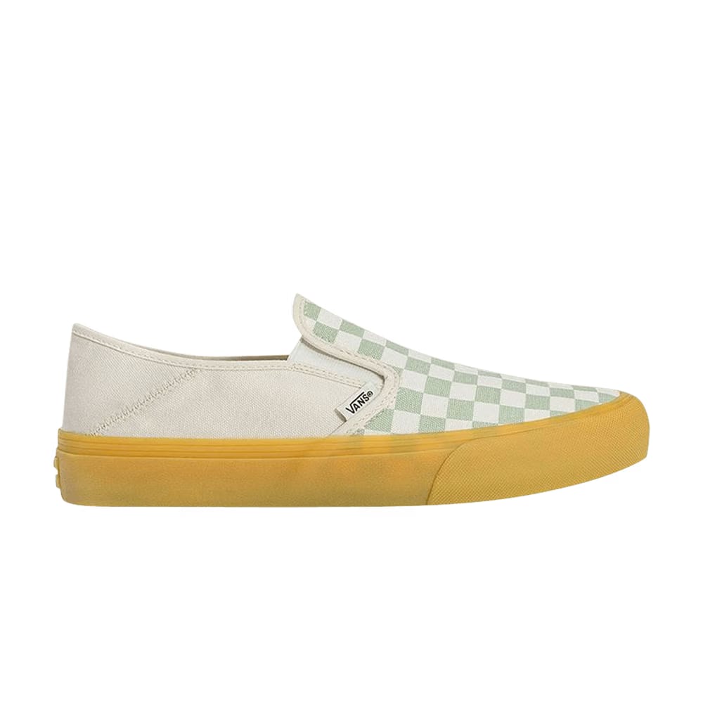 Vans Slip-On SF Checkerboard - Dusky Green Gum