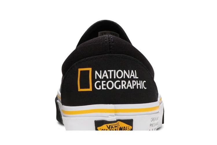 National Geographic x Vans Classic Slip-On Then Now Glacier