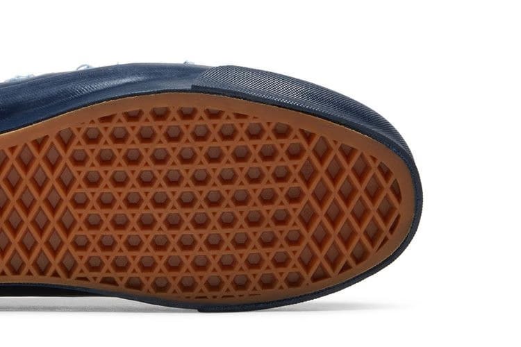 FDMTL x Vans OG Classic Slip-On LX Distressed Indigo