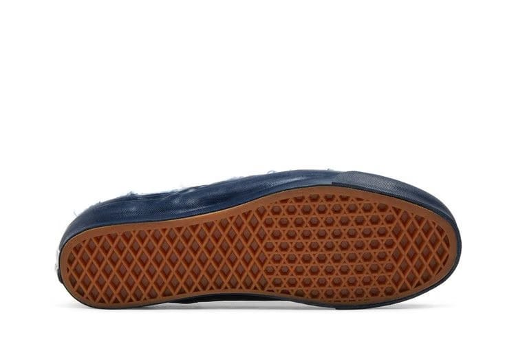 FDMTL x Vans OG Classic Slip-On LX Distressed Indigo