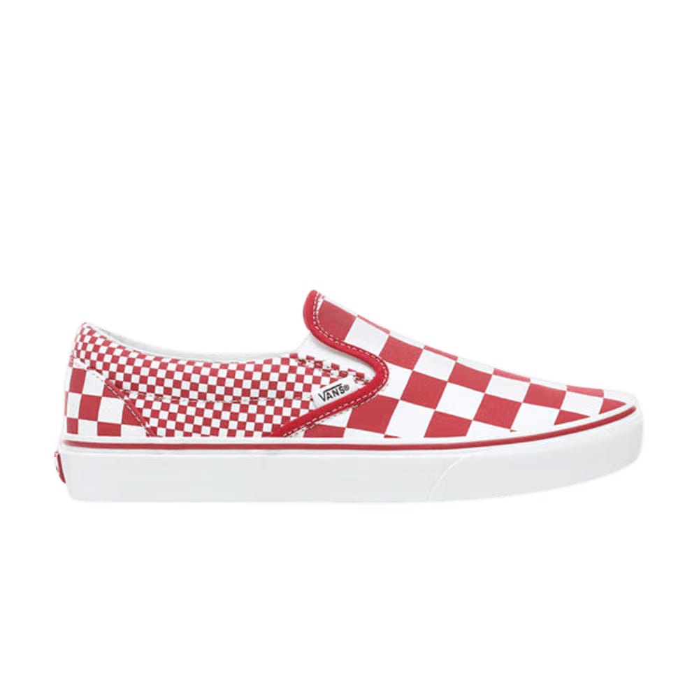 Vans Classic Slip-On Red Mix Checker