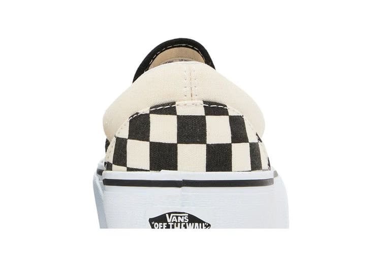 Vans Classic Slip-On Platform Checker - Black White