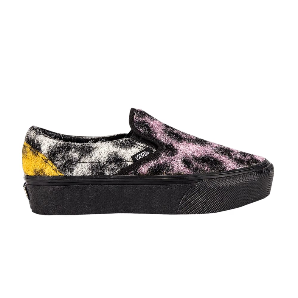 Vans Classic Slip-On Platform Mix Leopard