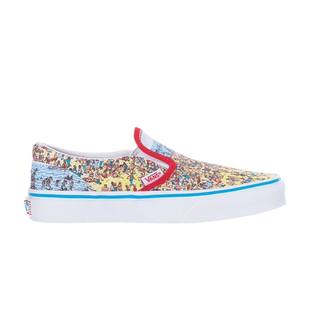 Where's Waldo? x Vans Classic Slip-On Kids Find Steve