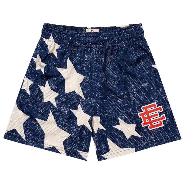 Eric Emanuel EE Basic Shorts Denim Stars