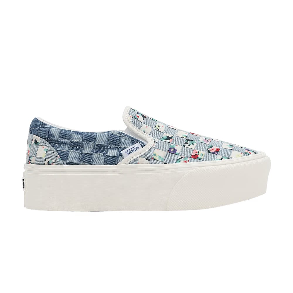 Vans Classic Slip-On Stackform Woven - Denim Floral
