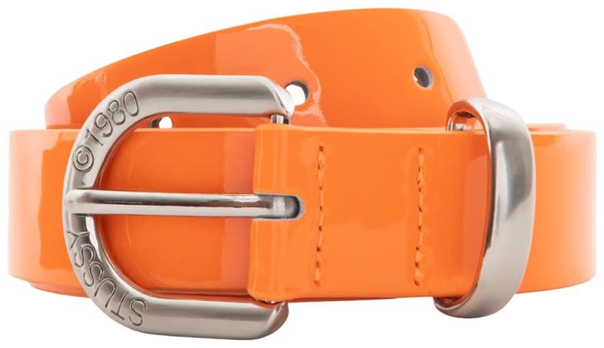 Stussy Patent Leather Belt Orange