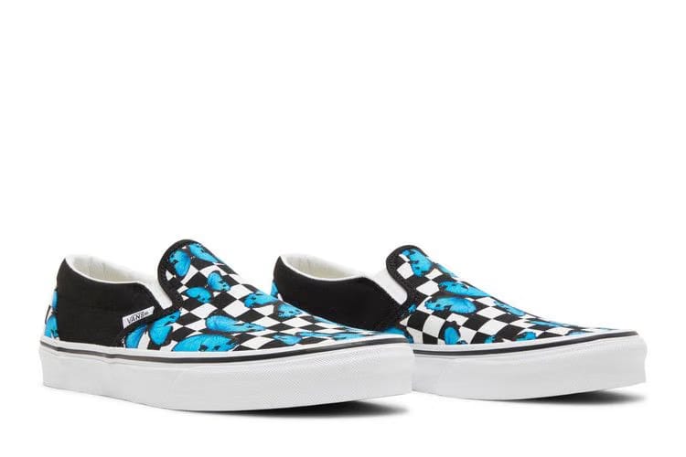 Vans Classic Slip-On Butterfly Checkerboard