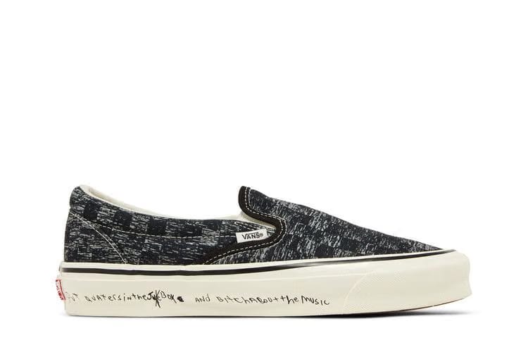 Raised By Wolves x Vans OG Classic Slip-On LX TV Static