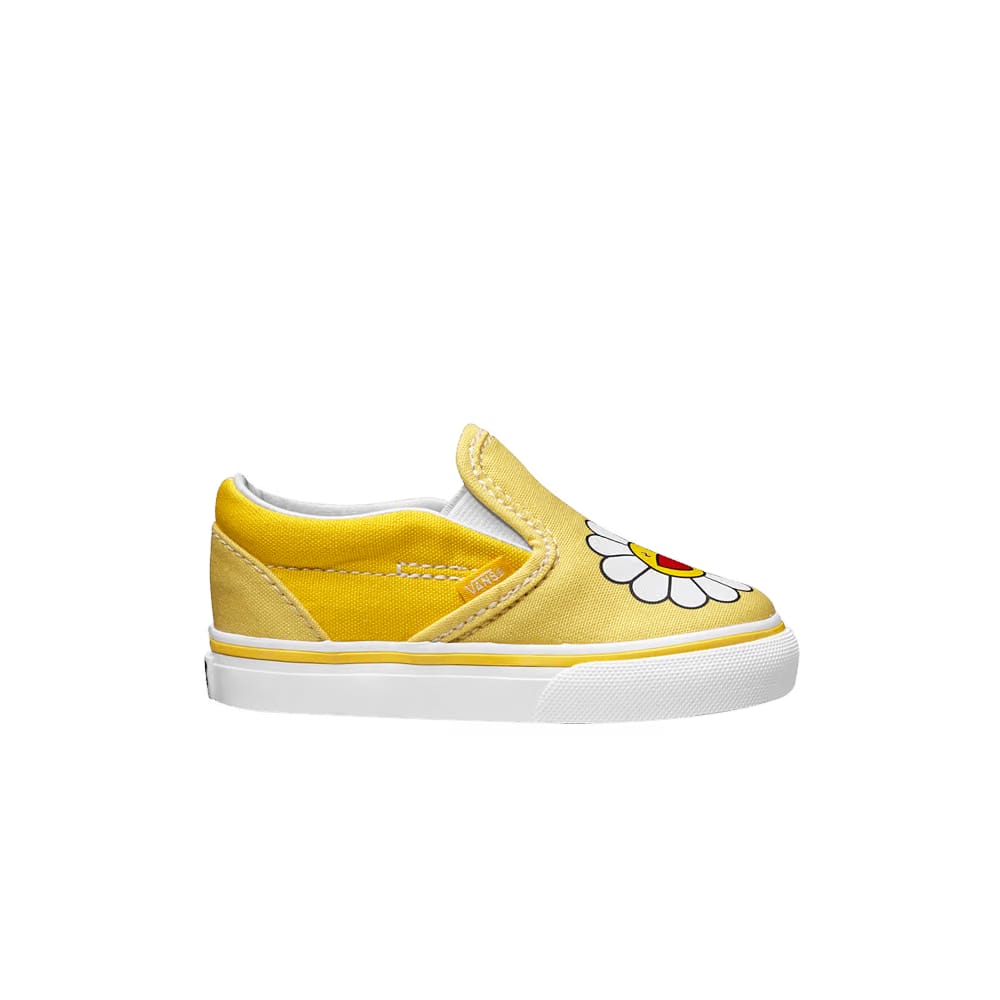 Takashi Murakami x Vans Classic Slip-On Toddler Sunflower