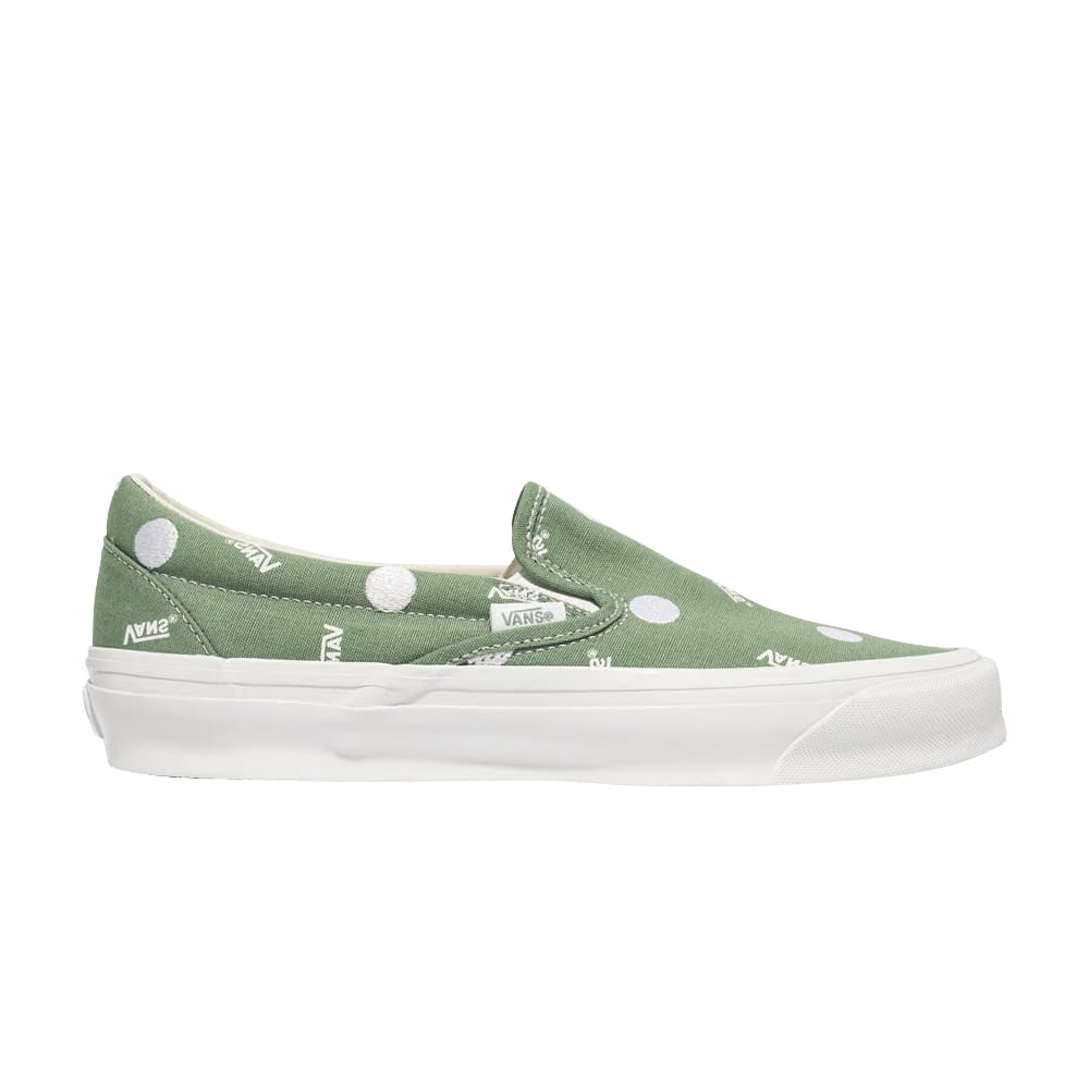 Vans OG Classic Slip-On LX Polka Dot - Green