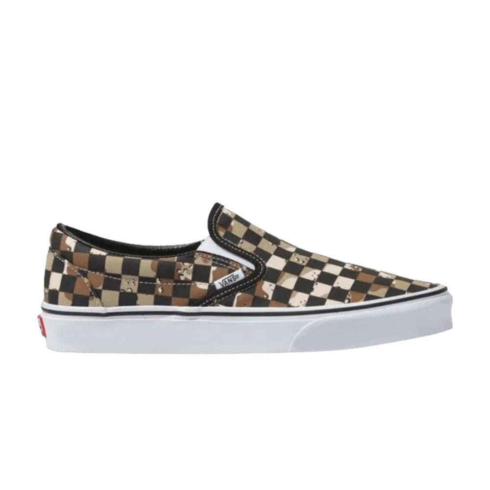 Vans Classic Slip-On Camo Desert Checkerboard