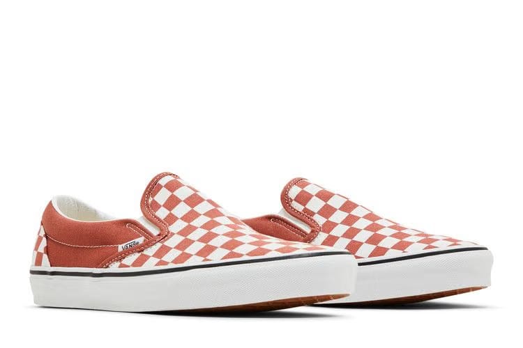 Vans Classic Slip-On Color Theory Checkerboard - Auburn