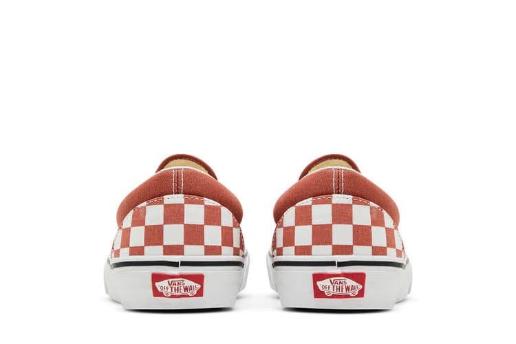 Vans Classic Slip-On Color Theory Checkerboard - Auburn