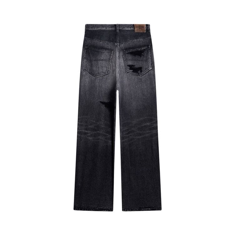Balenciaga Trompe L'Œil Large Baggy Trousers Dirty Grey