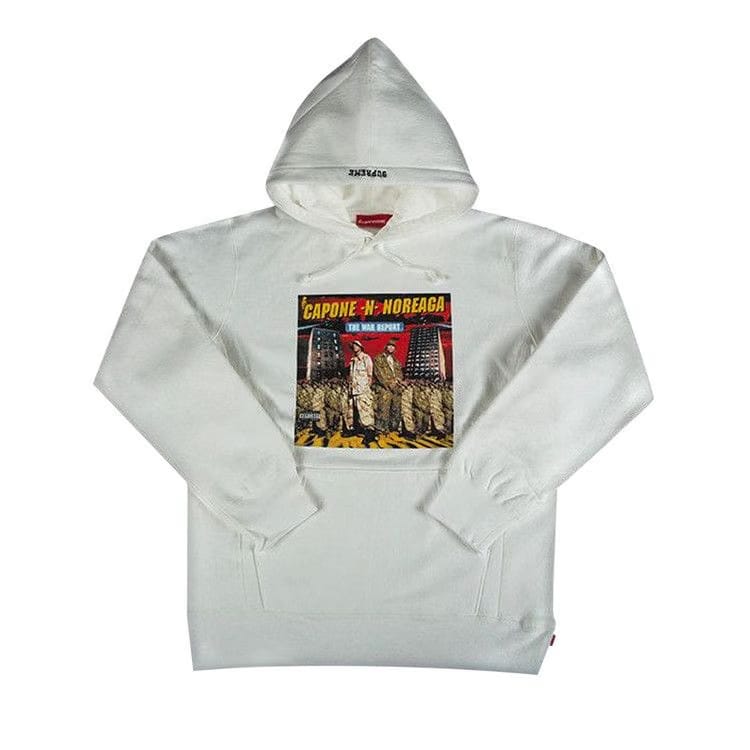 Supreme The War Report Hoodie White