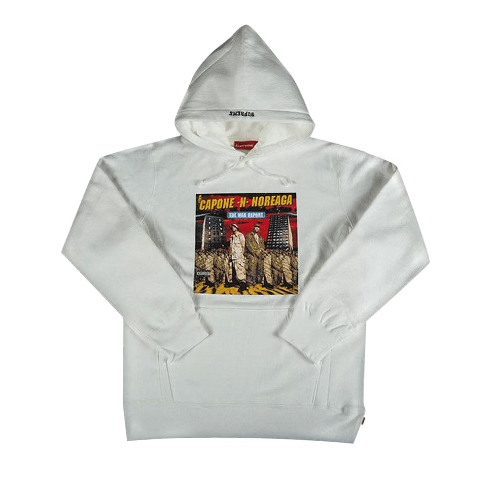 Supreme The War Report Hoodie White