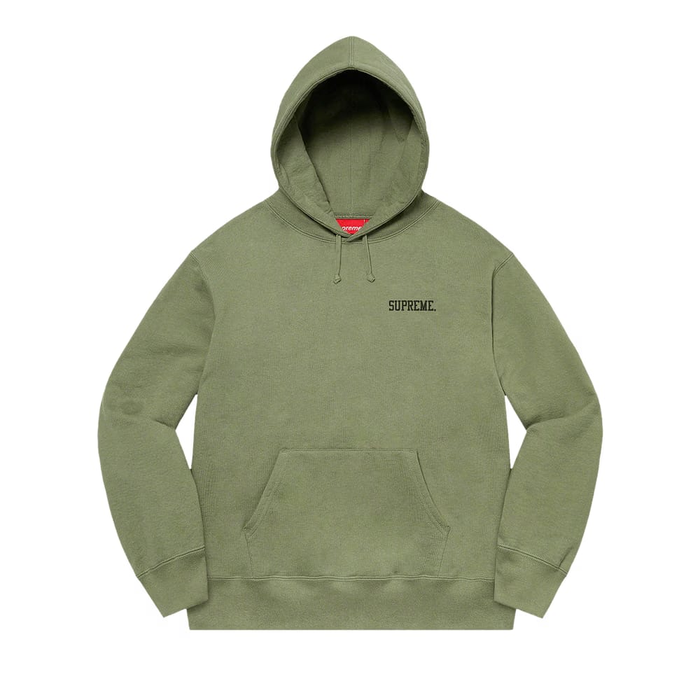 Supreme Ralph Steadman Skull Hoodie Light Olive