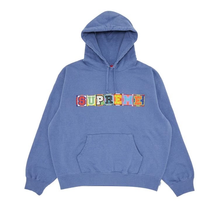 Supreme Beaded Hoodie Light Purple