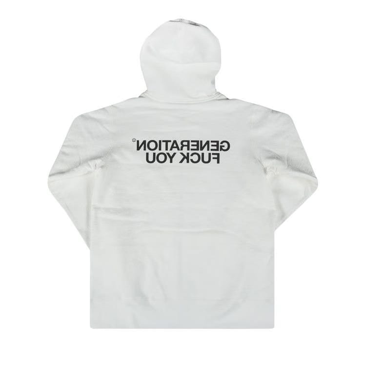 Supreme x Undercover Generation Fuck You Zip Up Sweat White