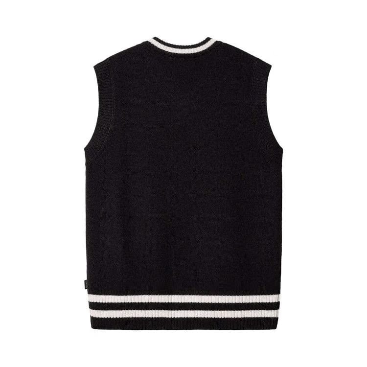 Carhartt WIP Stanford Vest Sweater Black/Salt