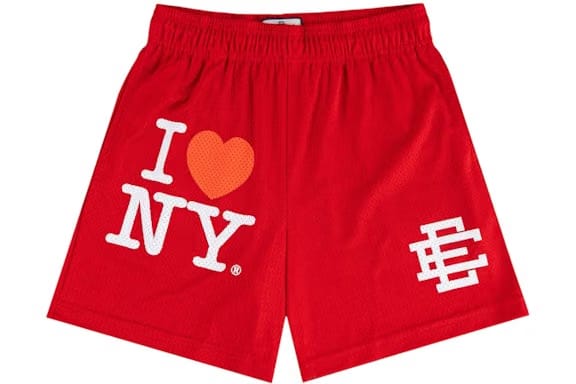 Eric Emanuel EE I Love New York Shorts Red/White