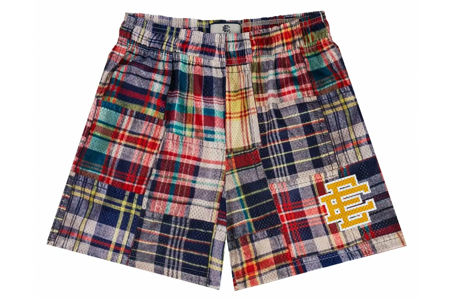 Eric Emanuel EE Basic/Core Shorts Madras Plaid/Yellow EE