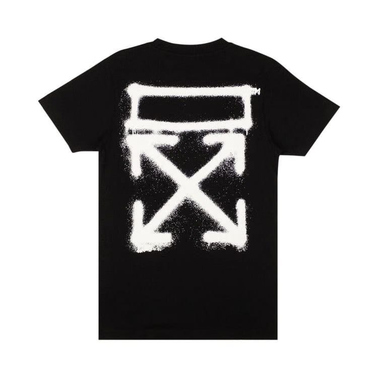 Off-White Spray Marker Slim Fit Black T-Shirt