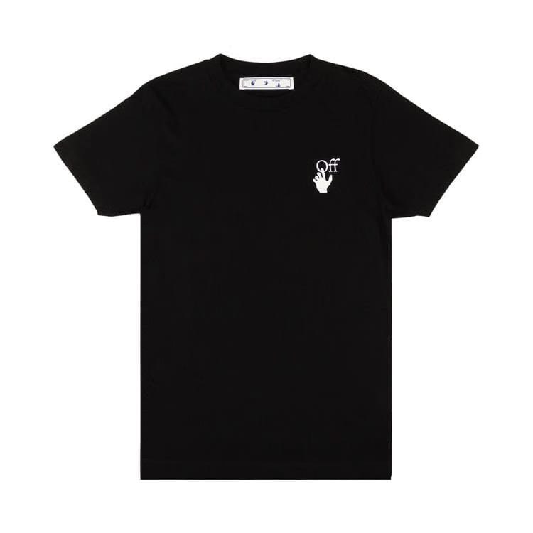 Off-White Spray Marker Slim Fit Black T-Shirt