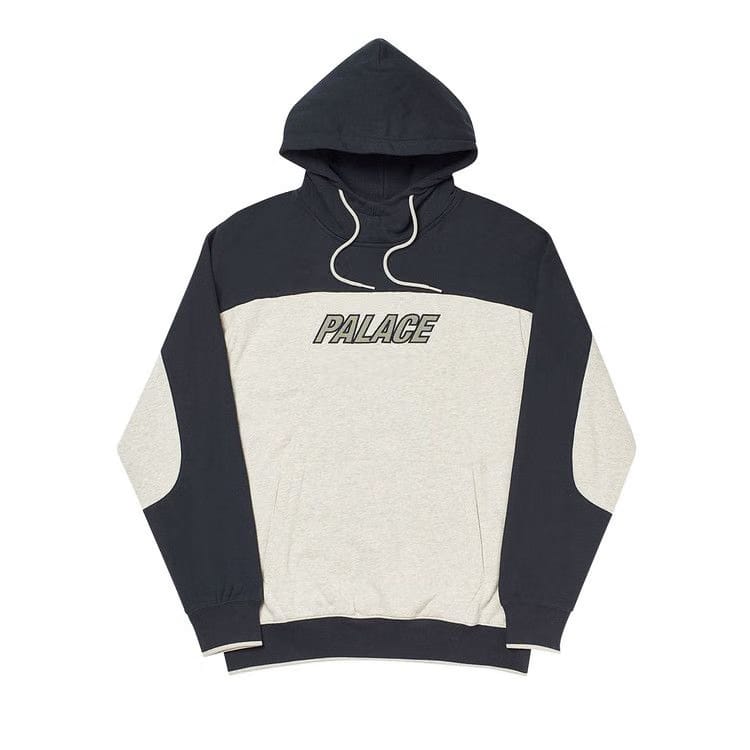 Palace Beef Tec Hoody Grey Marl/Black