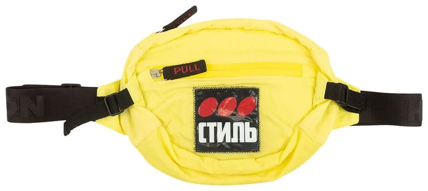 Heron Preston Heron CTNMB Fanny Pack Green Yellow