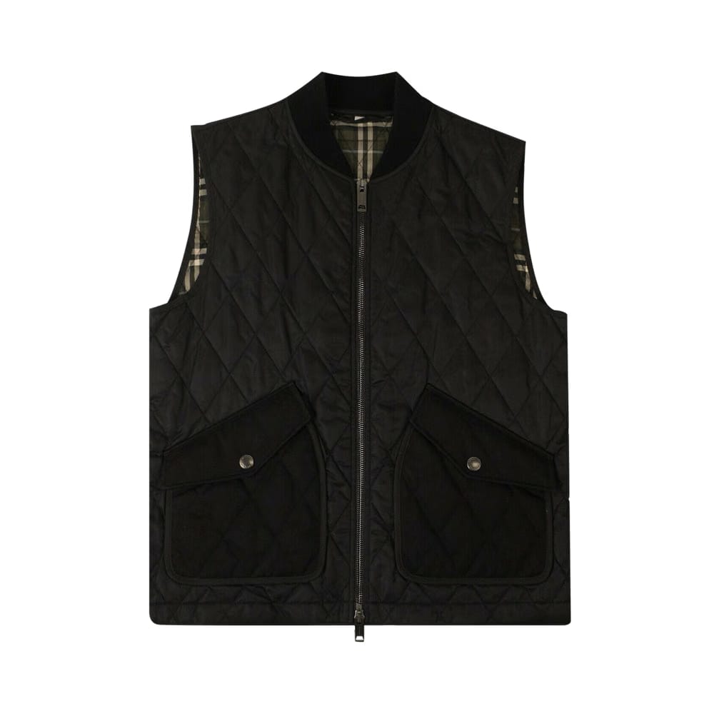 Burberry Quilted Puffer Jacket Black