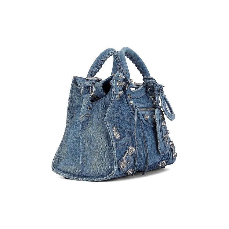 Balenciaga Neo Cagole City Bag Blue