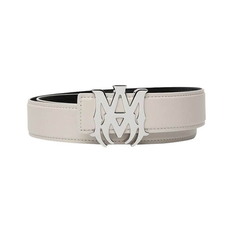 Amiri Nappa MA 4CM Belt Alabaster