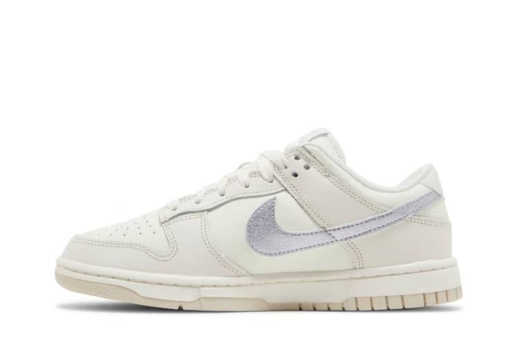 Women's Dunk Low White and Off White