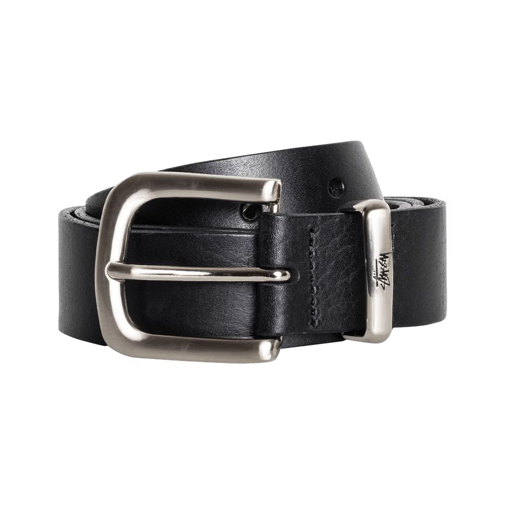 Stussy Metal S Tip Belt Black