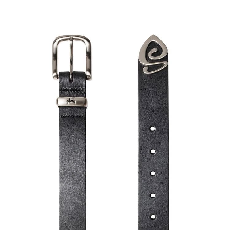 Stussy Metal S Tip Belt Black