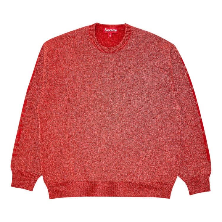 Supreme Reflective Sweater Orange