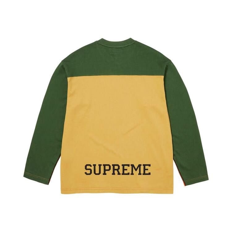 Supreme Split Long-Sleeve Top Orange