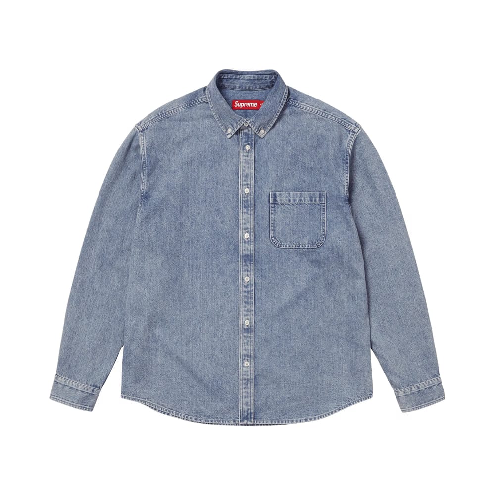 Supreme Appliqué Denim Shirt Indigo