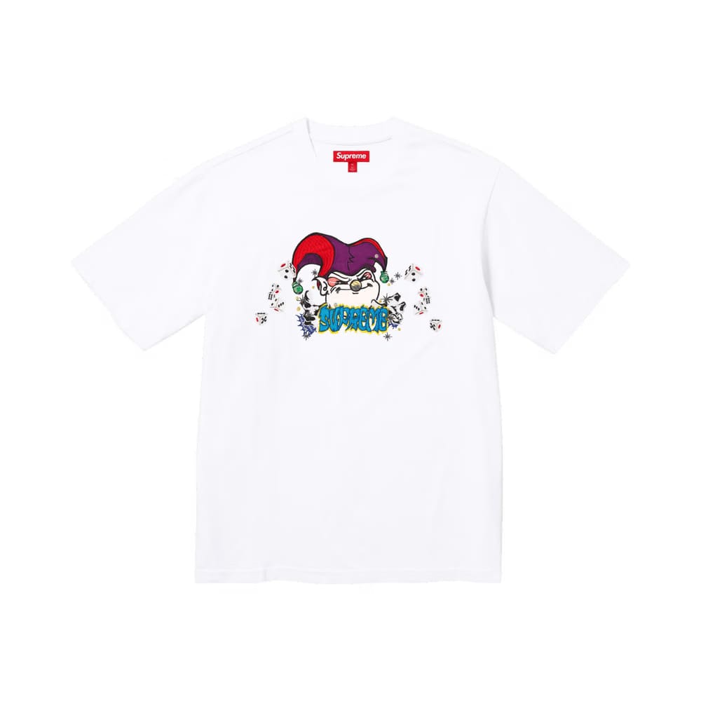 Supreme Aoi Jester Shorts-Sleeve Top White