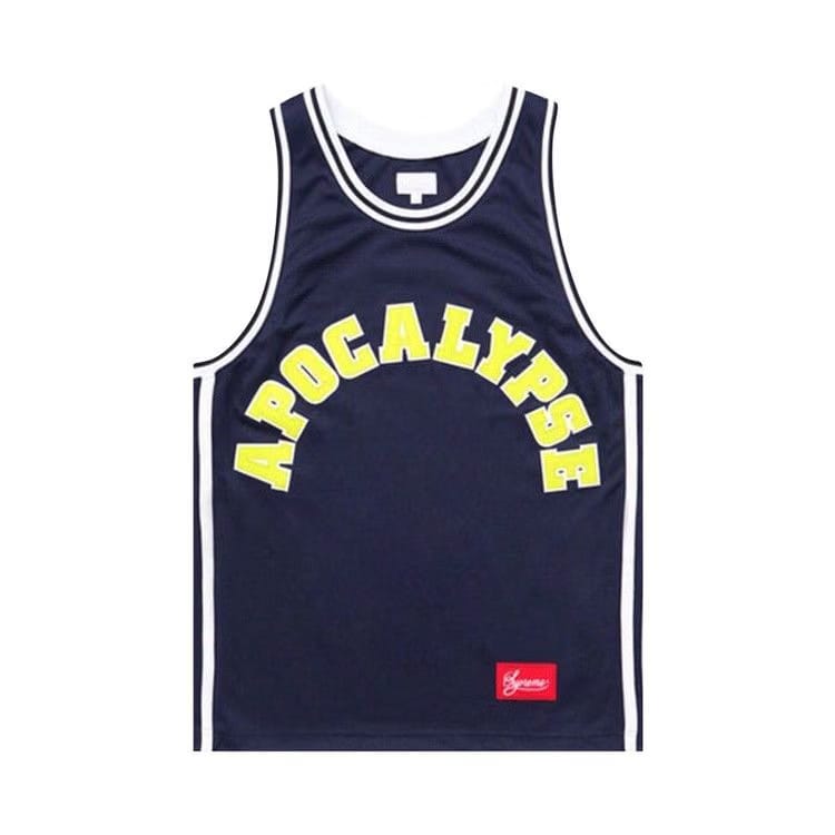 Supreme Apocalypse Basketball Jersey Navy