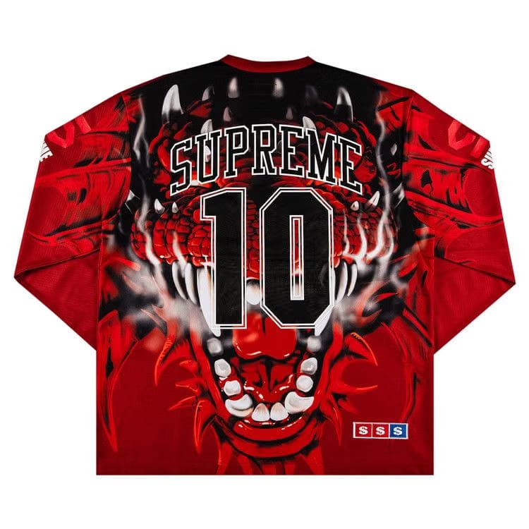 Supreme Dragon Hockey Jersey Red