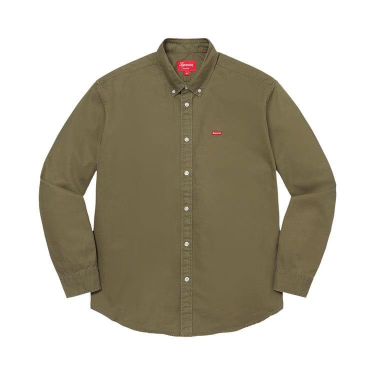 Supreme Small Box Twill Shirt Olive